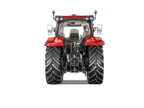 Bakparti på Case IH Maxxum med trepunktsfeste