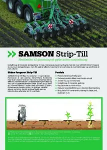 Forhåndsvisning av SAMSON Strip-Till