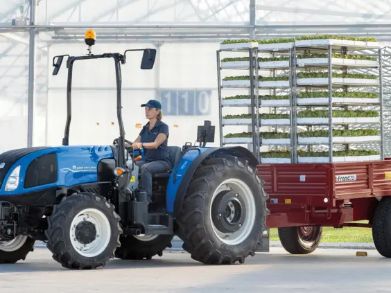 New Holland T3F/LP med henger