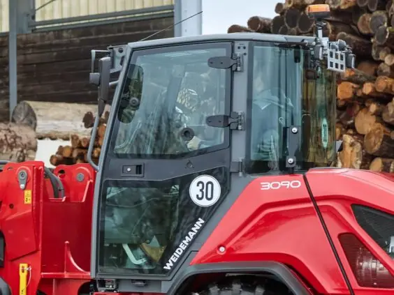 Førerhuset på Weidemann hjullaster 3090